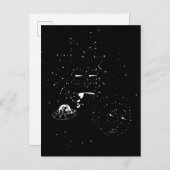 Invitation Carte Postale RICK ET MORTY™ | Constellations (Devant / Derrière)