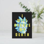 Invitation Carte Postale RICK ET MORTY™ | Je Vais Évenger Ma Mort (Debout devant)