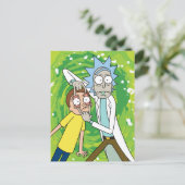 Invitation Carte Postale RICK ET MORTY™ | Regardez Ça (Debout devant)