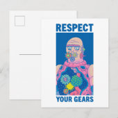 Invitation Carte Postale RICK ET MORTY™ | Respectez vos vitesses (Devant / Derrière)