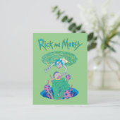 Invitation Carte Postale RICK ET MORTY™ | Secourt du portail (Debout devant)