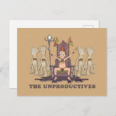 Invitation Carte Postale RICK ET MORTY™ | the Unproductives (Devant / Derrière)