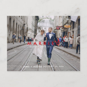 Invitation Carte Postale Rien de fantaisiste, juste de l'amour   Annonce de