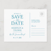 Invitation Carte Postale Rio De Janeiro, Brésil | Save the date (Dos)