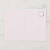 Invitation Carte Postale Robe en arc de fleurs roses Sweet 16 (Dos)