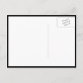 Invitation Carte Postale Rock & Roll Grungy Heart Music Mariage à thème (Dos)