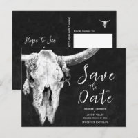 Rodéo Noir Et Blanc Taureau Enregistrer La Date