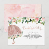 Rose Gold Umbrella April Shower Books for Baby