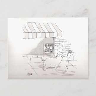 Invitation Carte Postale Rôti de porc