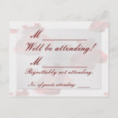 INVITATION CARTE POSTALE RSVP (Dos)