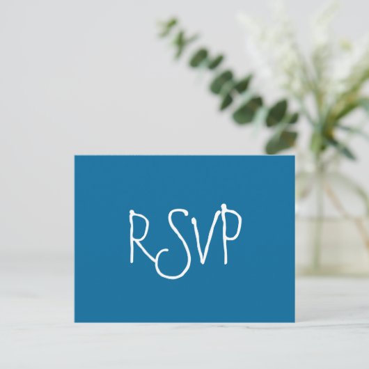 INVITATION CARTE POSTALE RSVP (Debout devant)