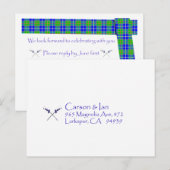 INVITATION CARTE POSTALE RSVP (Devant / Derrière)