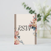 Invitation Carte Postale RSVP adoré (Debout devant)