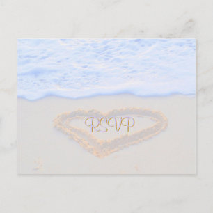 Invitation Carte Postale RSVP correspondant pour les invités invités invité