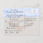 Invitation Carte Postale RSVP correspondant pour les invités invités invité (Dos)