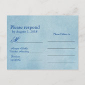 Invitation Carte Postale RSVP juif (Dos)