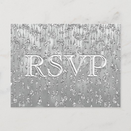 Invitation Carte Postale RSVP | Palais de cristal (Devant)