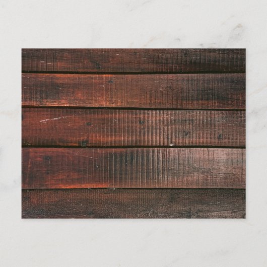 Invitation Carte Postale Rustic Lace String Lights Wedding Save The Date (Dos)