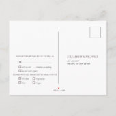 Invitation Carte Postale Rustic Sunflower Burgundy Wood Floral (Dos)