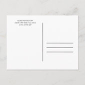 Invitation Carte Postale Rustique Tournesol Trunk Party Douche à Dorm (Dos)