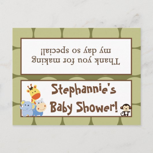 Invitation Carte Postale Sac de Goody Topp Jungle Jouer (Devant)