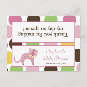 Invitation Carte Postale Sac de Goody Topper Jungle Queen Tiger Safari Anim