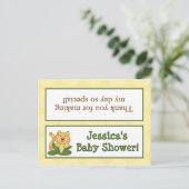 Invitation Carte Postale Sac de Goody Toppers Jungle Baby (Debout devant)