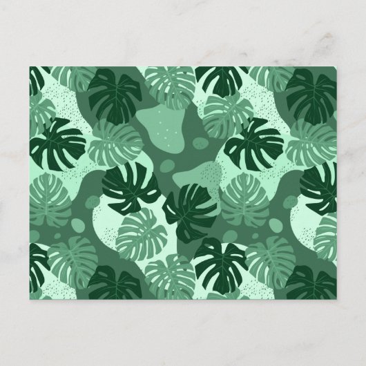 Invitation Carte Postale Safari Whimsical Jungle Zoo Animaux Baby shower (Dos)