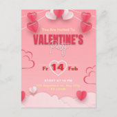 Invitation Carte Postale Saint Valentin (Devant)