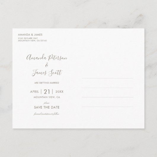 Invitation Carte Postale Sakura rose Fleurs de cerises japonaises Enregistr (Dos)