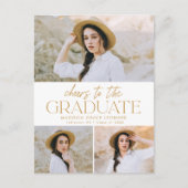 Invitation Carte Postale Salutations à la 3ème soirée de graduation photo d (Devant)