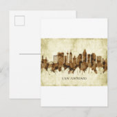 Invitation Carte Postale San Antonio Texas City (Devant / Derrière)