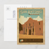 Invitation Carte Postale San Antonio, Texas | Nous avons déménagé (Devant / Derrière)