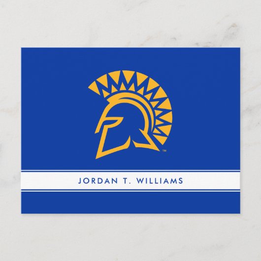 Invitation Carte Postale San Jose State Spartans (Devant)