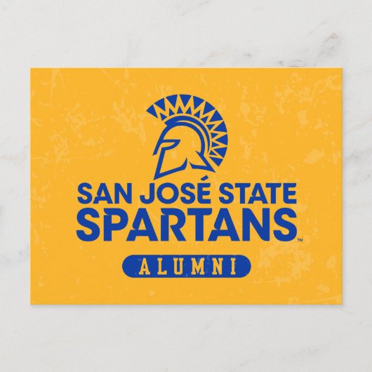 Invitation Carte Postale San Jose State Spartans désespérés (Devant)