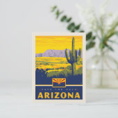 Invitation Carte Postale Save the date | Arizona (Debout devant)
