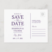 Invitation Carte Postale Save the date | Louisiana (Dos)