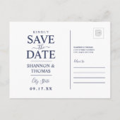 Invitation Carte Postale Save the date | Nebraska (Dos)