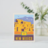 Invitation Carte Postale Save the date | New Mexico (Debout devant)