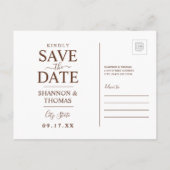 Invitation Carte Postale Save the date | Oklahoma (Dos)