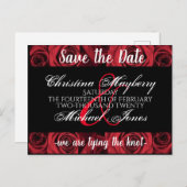 Invitation Carte Postale "Save the date" pour mariage (Devant / Derrière)