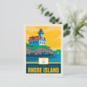 Invitation Carte Postale Save the date | Rhode Island (Debout devant)