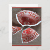 Invitation Carte Postale scherben Griechenland  (Devant / Derrière)