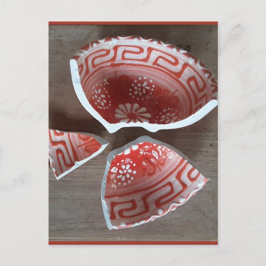 Invitation Carte Postale scherben Griechenland  (Devant)