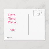 Invitation Carte Postale Scottish Terrier (Dos)