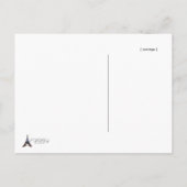 Invitation Carte Postale Seras-Tu Ma Servante D'Accueil : Robe Noire/Rose (Dos)