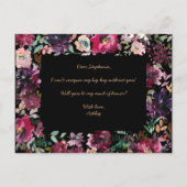 Invitation Carte Postale Seras-Tu Ma Servante D'Epouse MOH Bourgogne Marsal (Dos)