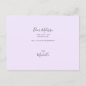 Invitation Carte Postale Serez-Vous Évidemment Ma Porte-Mère Qui Va Être ? (Dos)