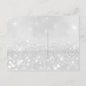 Invitation Carte Postale Serez-Vous Ma Femme D'Accueil Silver Grey Gold Par (Dos)