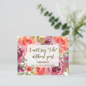 Invitation Carte Postale Serez-vous ma femme de ménage (Debout devant)